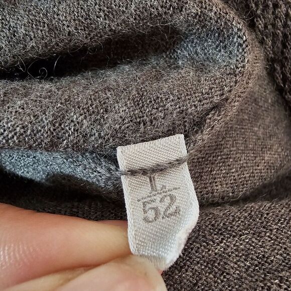 ERMENEGILDO ZEGNA Wool Cashmere Polo Sweater Old Money Quiet Luxury Minimal Gray - Picture 7 of 8